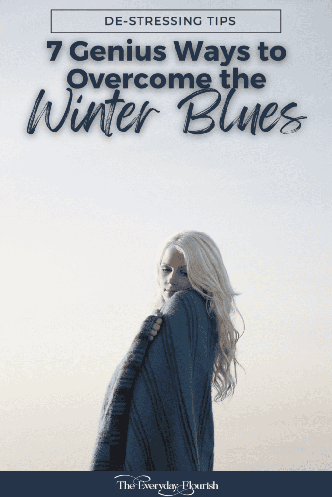 woman overcoming the winter blues